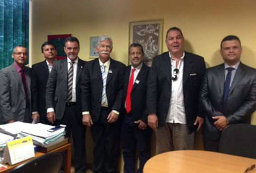 Eduardo e Édio visitam deputado Daniel Almeida para tratar de Emendas que beneficiem Brumado
