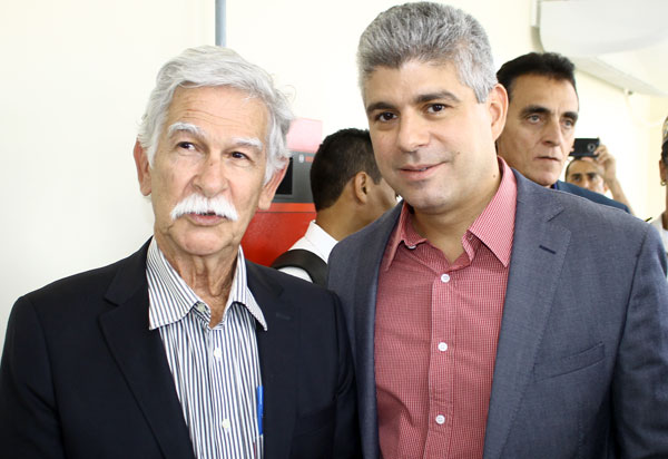 Prefeito Eduardo Vasconcelos recepcionou o Secretário de Segurança Pública do Estado para inauguração do CICOM de Brumado