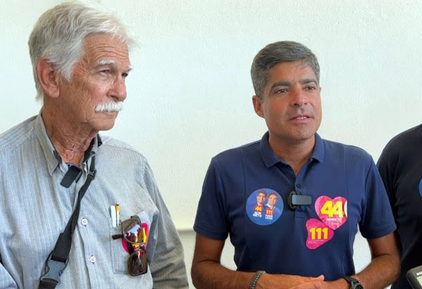 Eduardo Vasconcelos declara apoio a ACM Neto