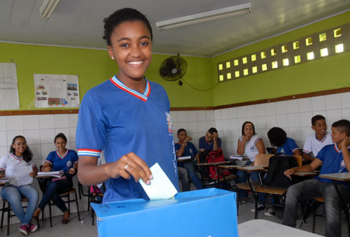Secretaria da Educação do Estado mobiliza estudantes  para a eleição de líderes de classe