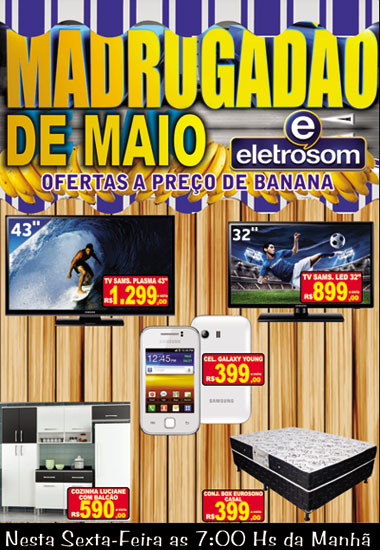 Brumado: Nesta sexta-feira (23) a Eletrosom liquida seu estoque com preços 'Imbatíveis'