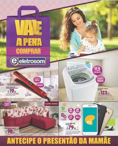 Loja Eletrosom: garanta já o presente para o Dia das Mães