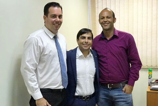 Vereador Elias Piau têm importante encontro em Salvador com o deputado Marcell Morais