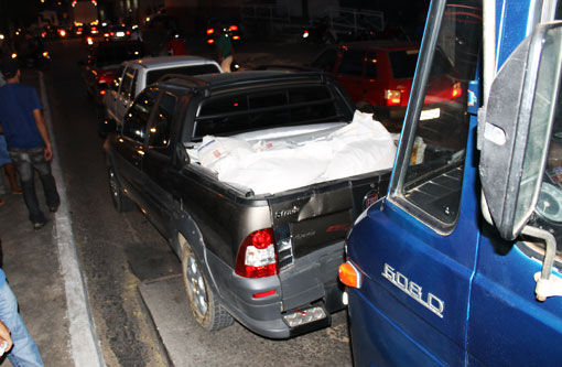 Brumado: Engavetamento envolve 4 veículos na Avenida Centenário