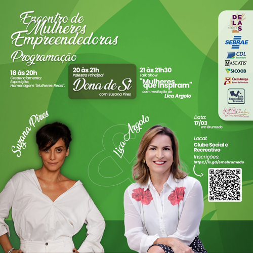 Brumado: Acontece nesta quinta (17) o 3º Encontro de Mulheres Empreendedoras