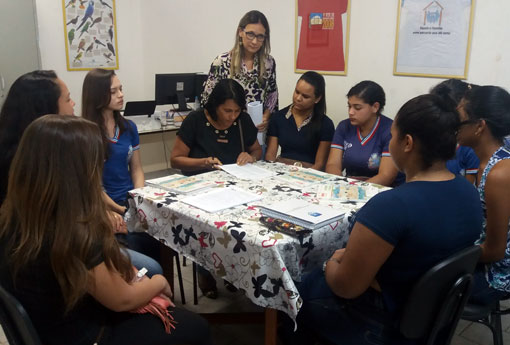 Semec realiza I Encontro de Profissionais da Área de Educação Especial com monitores da Escola Municipal Scheilla Barreto