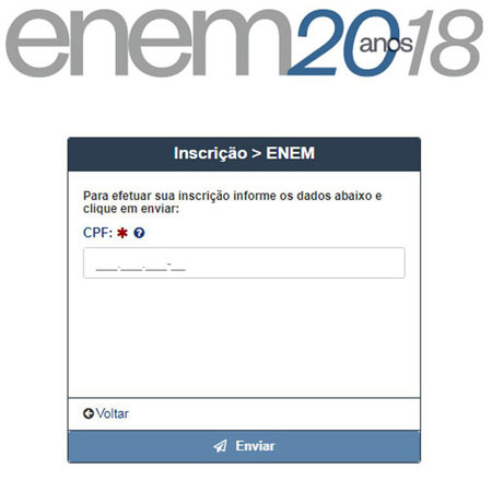 Enem 2018: inscrições abertas até o dia 18 de maio
