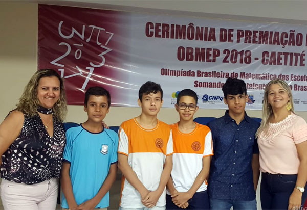 Brumado: alunos das Escolas em Tempo Integral da Rede Municipal recebem medalhas da Olimpíada Brasileira de Matemática
