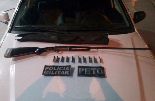 Brumado: Polícia Militar apreende arma no acesso a zona rural do município