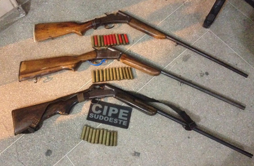CAESG apreende armas em Carinhanha