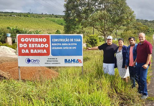 Deputado Marquinho Viana entrega mais um sistema de abastecimento de água em Barra da Estiva