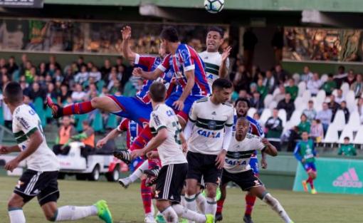 Bahia fica no empate sem gols com o Coritiba 