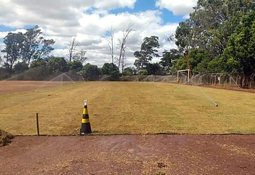 Antigo 'Campo da Magnesita' está sendo revitalizado e abrigará praça esportiva de lazer e entretenimento para operários da mineração e desportistas de Brumado