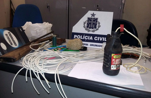 Brumado: Polícia Civil apreende explosivos e armas de fogo