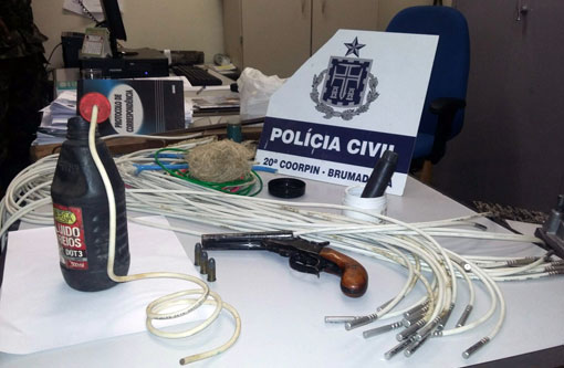 Brumado: Polícia Civil apreende explosivos e armas de fogo