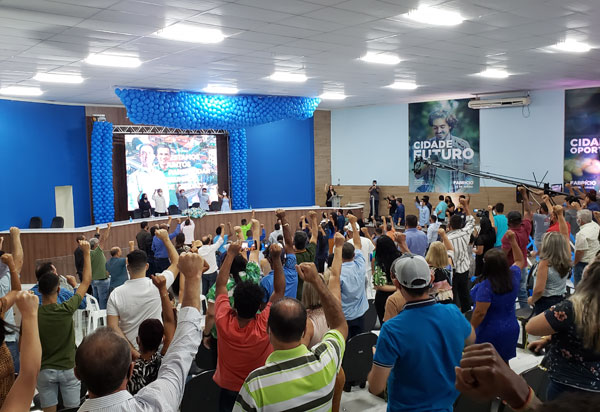 Brumado: Convenção oficializou as candidaturas de Fabrício Abrantes à prefeito e Aurino Rocha vice-prefeito