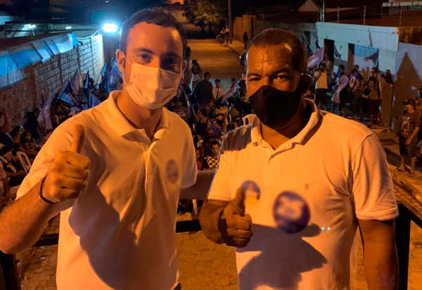 Eleições 2020: Candidato a Prefeito Fabrício recebe apoio do candidato a vereador Bizunga