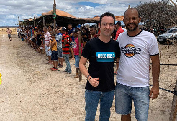 Vereador parabeniza empresário Fabrício Abrantes, da A4 Veiculos, pelo apoio ao esporte em Brumado 