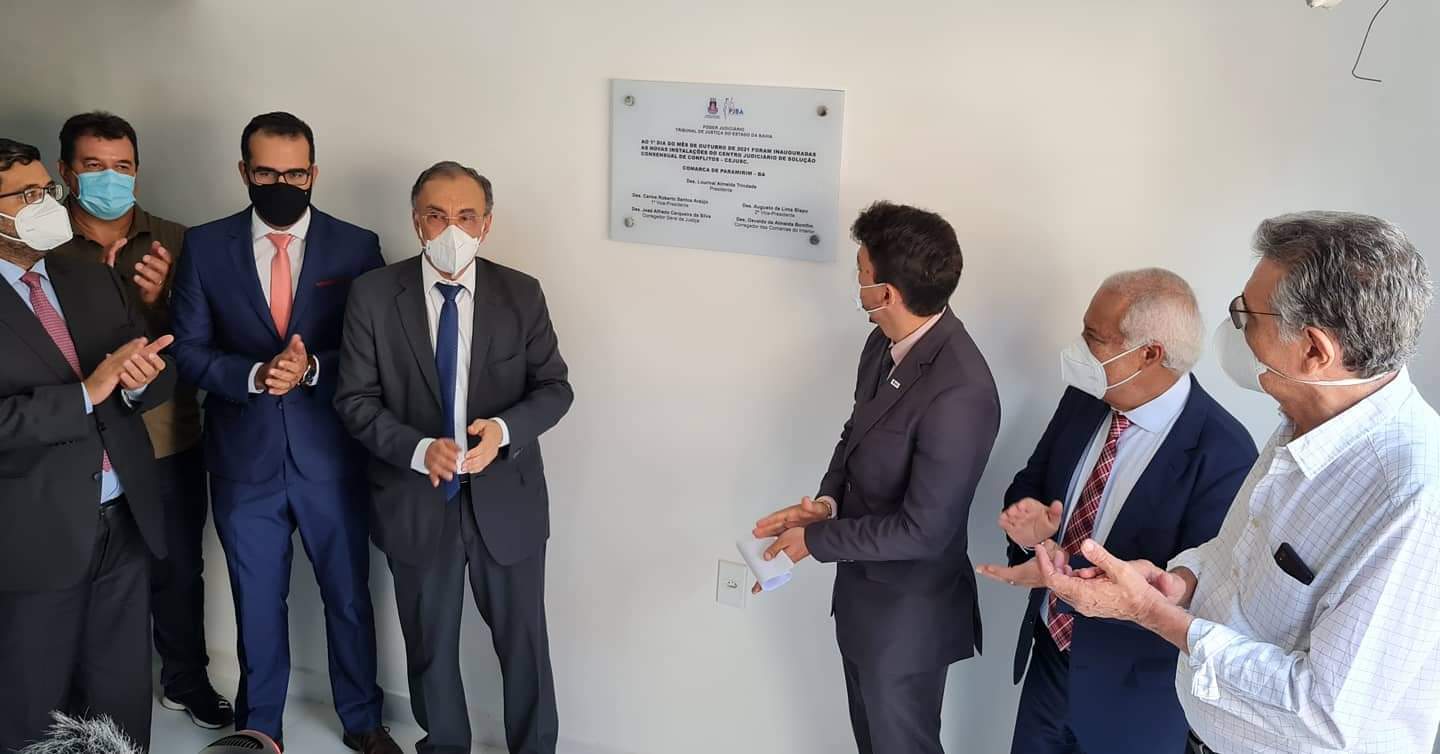 Deputado Marquinho Viana participa da inauguração do Centro Judiciário de Solução Consensual de Conflitos, em Paramirim