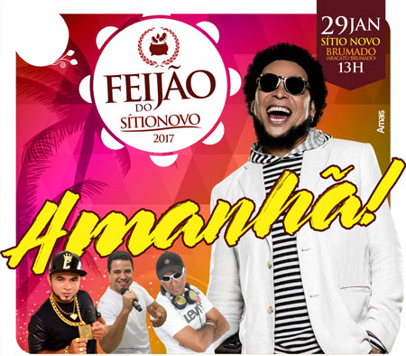 É neste domingo (29) o Feijão do Sítio Novo em Brumado