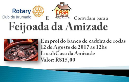 Brumado: será realizada a 'Feijoada da Amizade' beneficente
