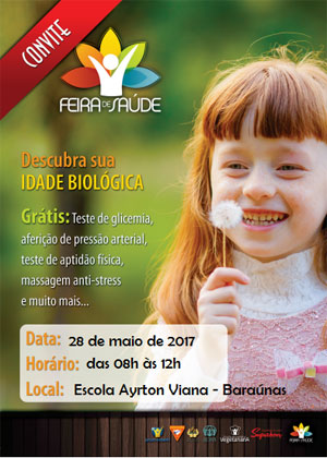 No dia 28 de maio, acontece na Escola Municipal Ayrton Viana a Feira de Saúde de Brumado