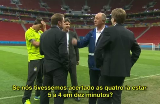 Áudio vaza com comentários de Felipão sobre derrota