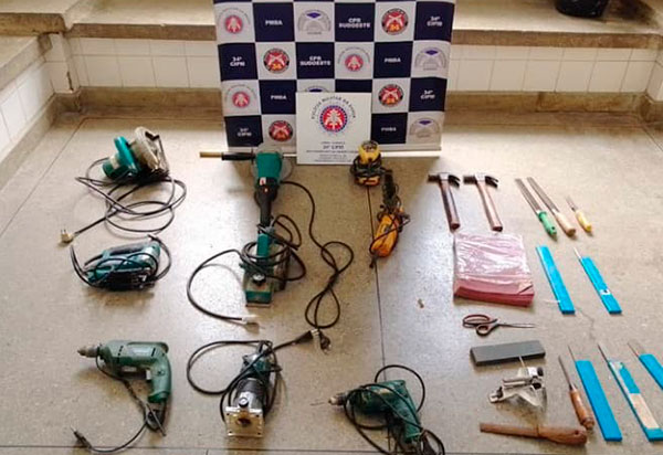 Brumado: Polícia Militar recupera produtos furtados de carpintaria