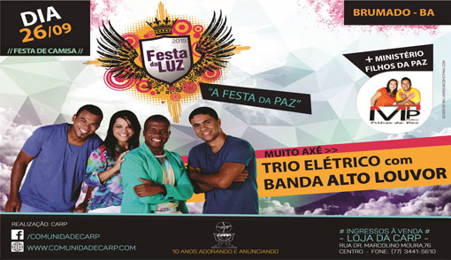 Brumado: Festa da Luz acontece neste sábado (26)