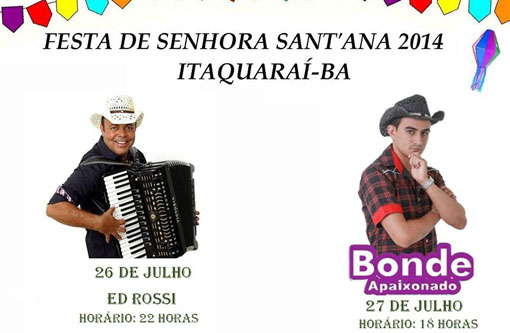 Brumado: Festa de Senhora Sant' Ana em Itaquaraí