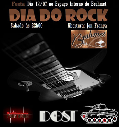 Sábado (12) Brumado terá a Festa do Dia do Rock