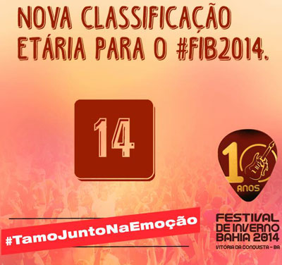 Festival de Inverno Bahia baixa a classificação etária e vira lote