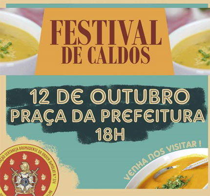 Brumado: Ordem DeMolay realiza nesta segunda (12) o 2º Festival de Caldos