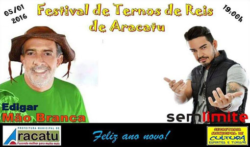 Aracatu: Município realiza mais uma edição do Festival de Ternos de Reis nesta terça (05)