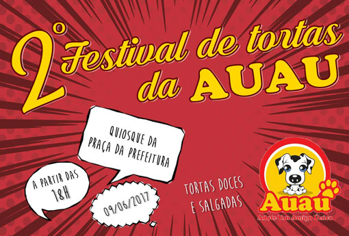 Brumado: participe do 2º Festival de Tortas da AUAU