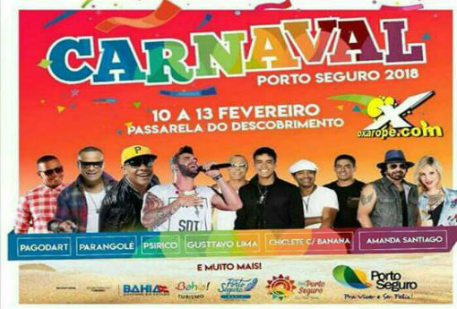 Participe da maior excursão para Porto Seguro no Carnaval 