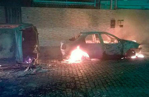 Amargosa: 30 motos, 18 carros e delegacia são incendiados após ataques
