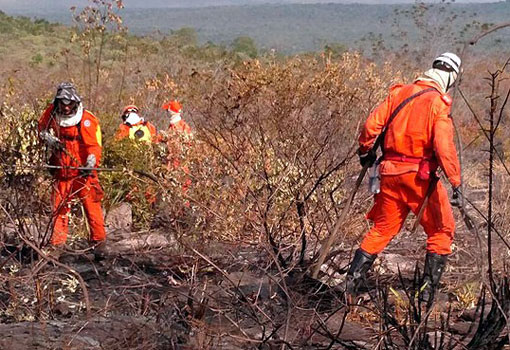 Governo do Estado intensifica combate a incêndio em Rio do Pires