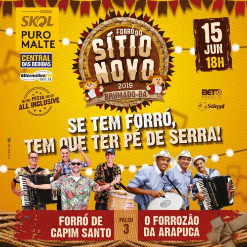 Forró do Sítio Novo 2019: anunciadas as atrações do Palco Pé de Serra