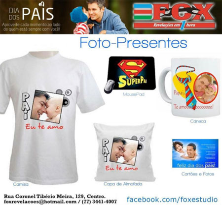 Visite a Fox Revelações e conheça as melhores opções para presentear o seu Pai