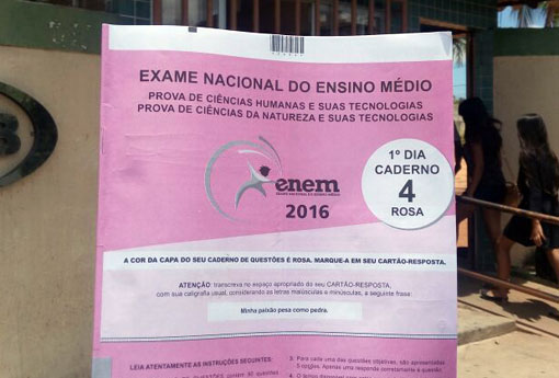 Inep divulga gabarito do Enem 2016