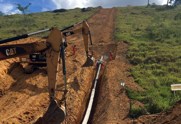 Bahiagás: Obras do Gás Sudoeste que chegará em Brumado seguem de vento em popa