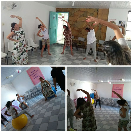 Brumado: UBS  Dr. Arlindo Magno Stanchi  realiza exercícios funcionais para gestantes