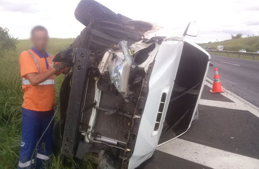 Brumado: Gilson Dias e família sofrem acidente na BR-324