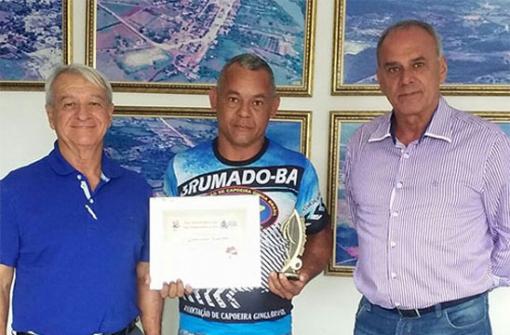 Representante da Associação de Capoeira Ginga Brasil agradece apoio da Prefeitura de Brumado