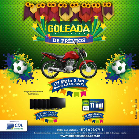 Dia dos Namorados: compre nas lojas filiadas a CDL de Brumado e concorra a prêmios na campanha 'Goleada de Prêmios'