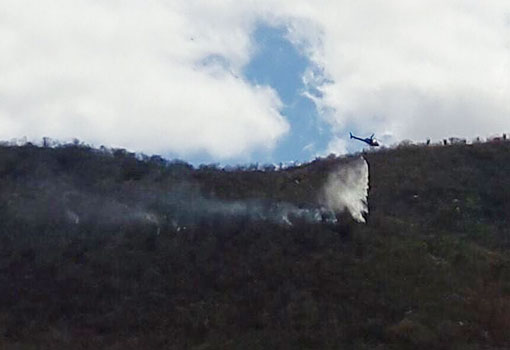 Bombeiros atuam em incêndios florestais na Chapada Diamantina