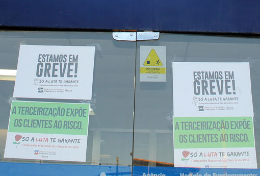 Greve dos bancários chega ao 15º dia e Fenaban não apresenta nova proposta