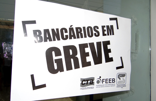 Greve dos bancários continua na próxima segunda-feira (12) 