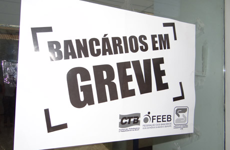 BANCÁRIOS IRÃO PARALISAR NESTA QUINTA-FEIRA (11)